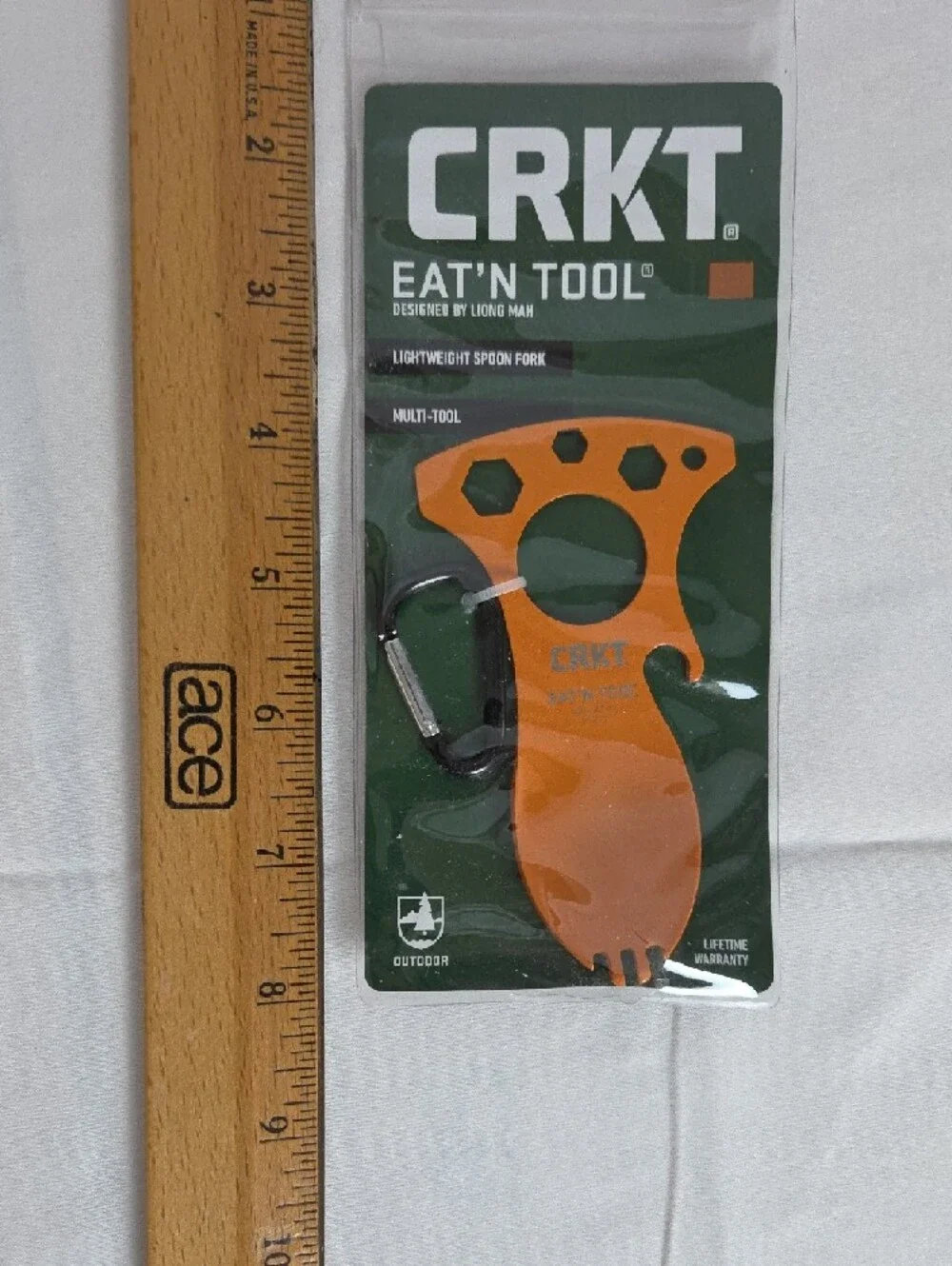 CRKT Eat'n Tool Lightweight Orange Multi-Tool Spoon-Fork